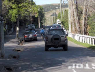 Photo: Looking up Rapaki Road