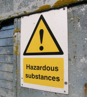 hazardous substances sign