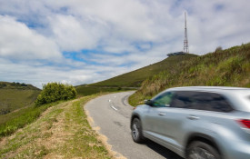 Summit Road car