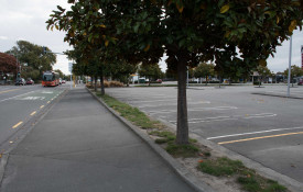 New location for improved bus stop and shelter