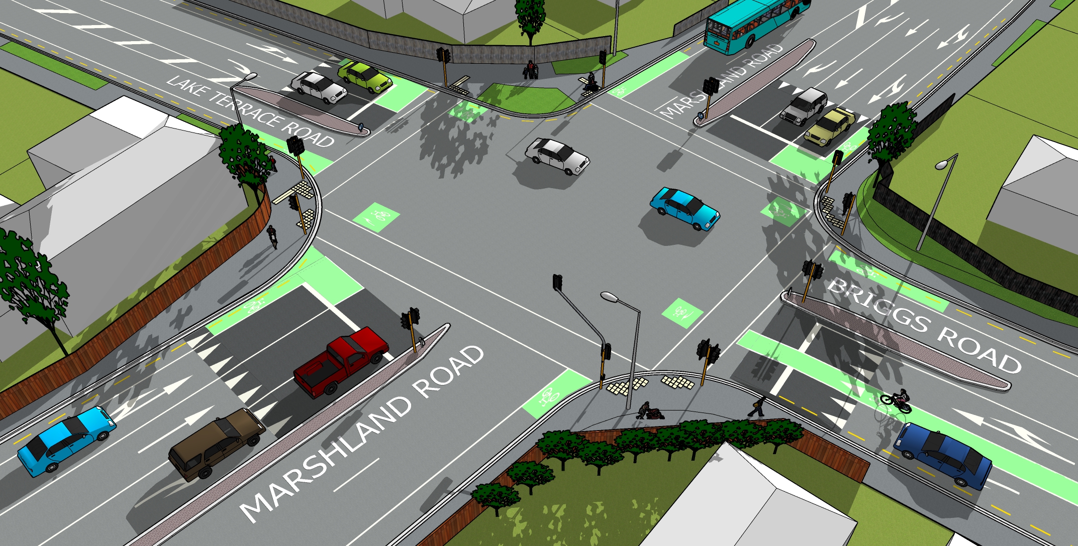 3D image of whole intersection