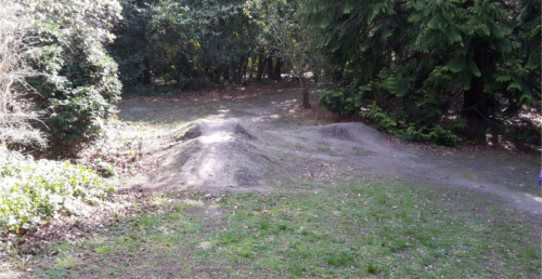 Existing reserve showing pump track
