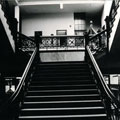 Manchester Street Civic Offices stairwell, 1979. The Star Archives. This image is not to be reproduced without permission from The Star.