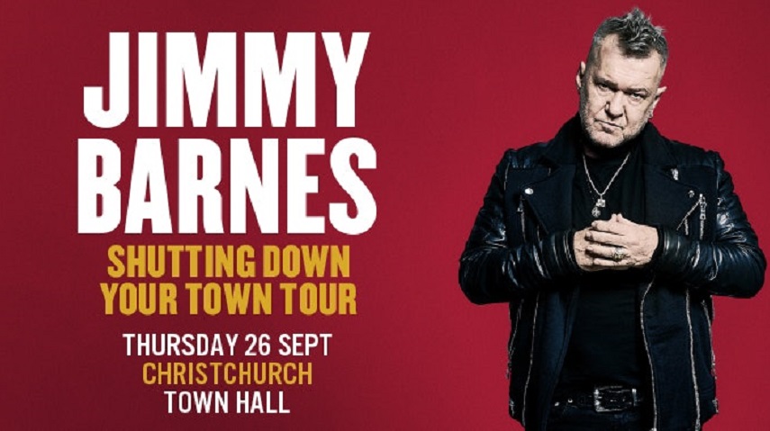 Jimmy Barnes Shutting Down Your Town Tour Christchurch City