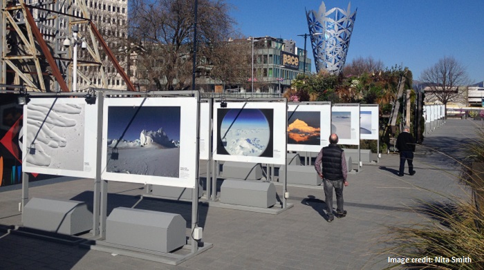'Exhibition in Cathedral Square