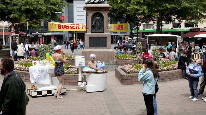 'Buskers Festival in Victoria Square