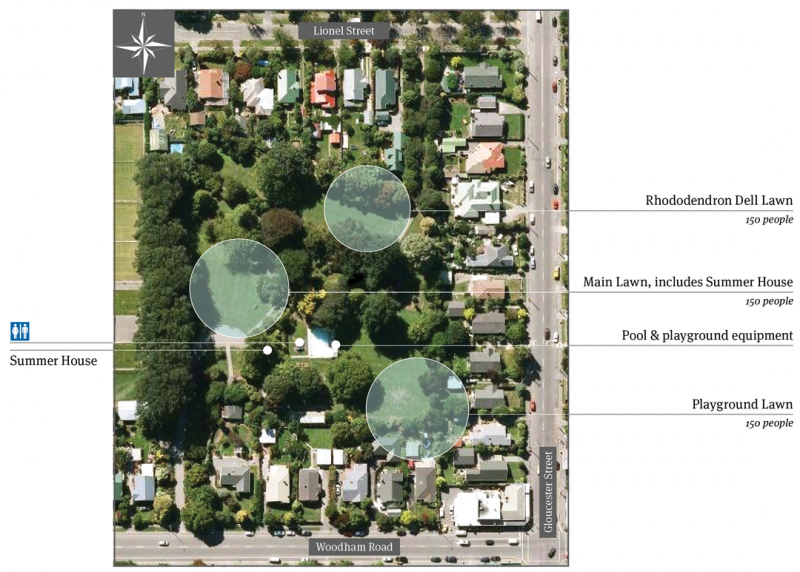 Woodham Park Wedding Location Map