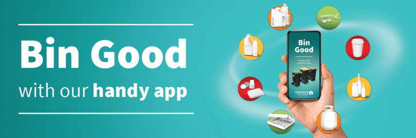 Bin good with our handy app