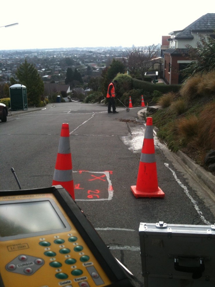 Council Water Supply team looking for water leaks