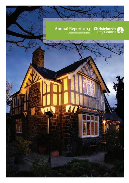 2013 Annual Report cover image